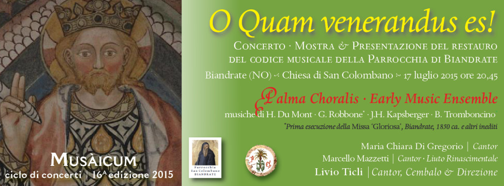 O quam venerandus es Palma Choralis