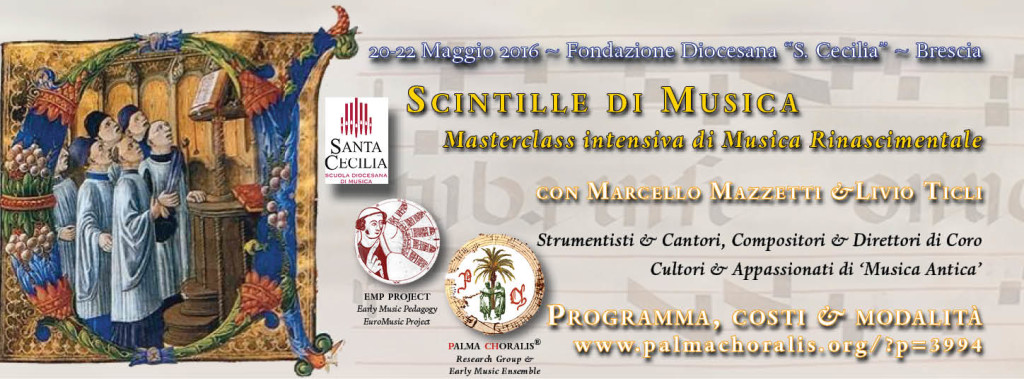 Masterclass Brescia 2016 Palma Choralis