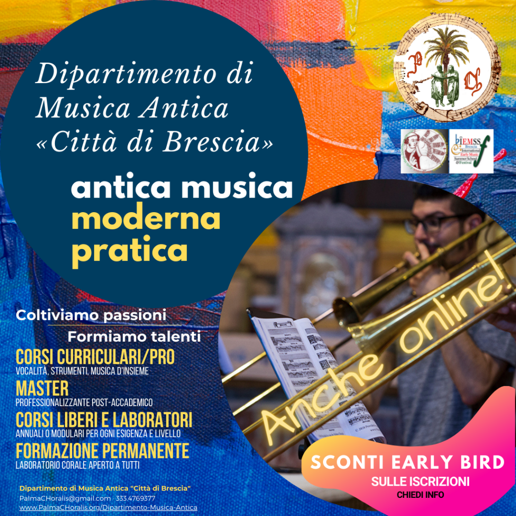 Dipartimento Musica Antica Brescia Palma Choralis
