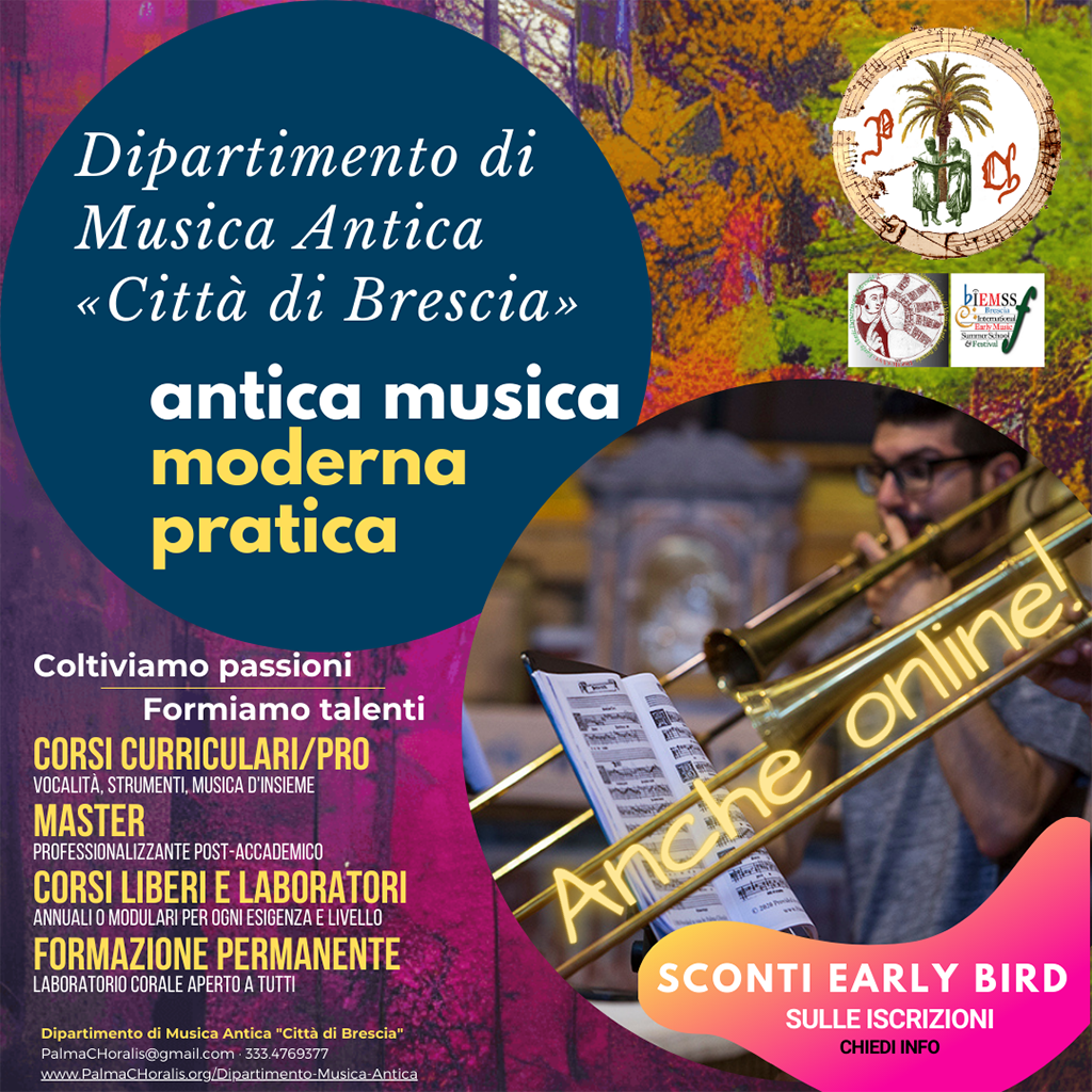 Dipartimento Musica Antica Brescia Palma Choralis